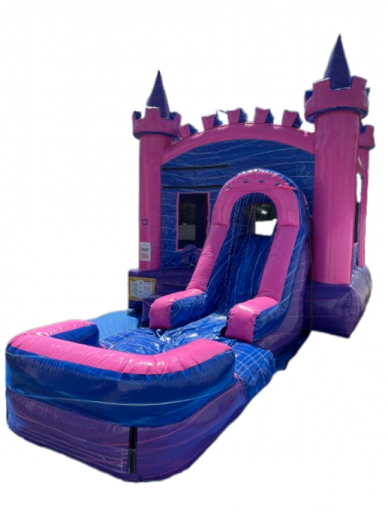 Princess Castle Combo (Fully Inflated Safety Pool)