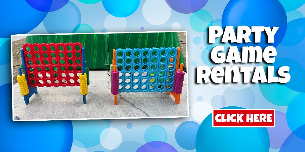 party game rentals Bounce house rental in Dundee, Florida