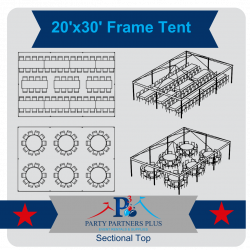 Tent: 20' x 30' West Coast Frame Tent