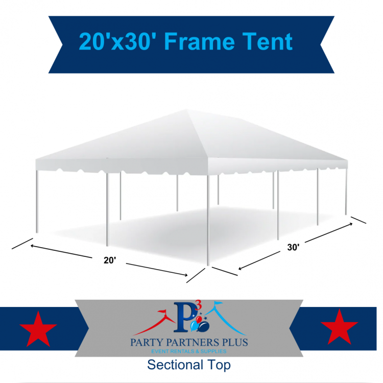 Tent: 20' x 30' West Coast Frame Tent