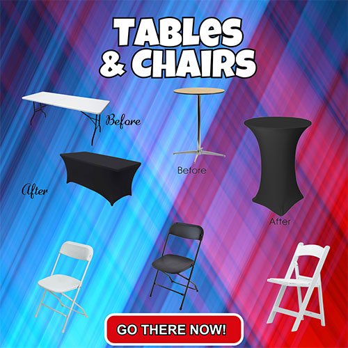 Tables and Chair Rentals