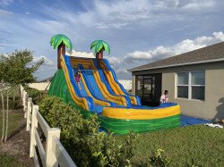 IMG 2460 1719628376 17 ft. 2-Lane Tropical Wave Water Slide 17 (Wet)